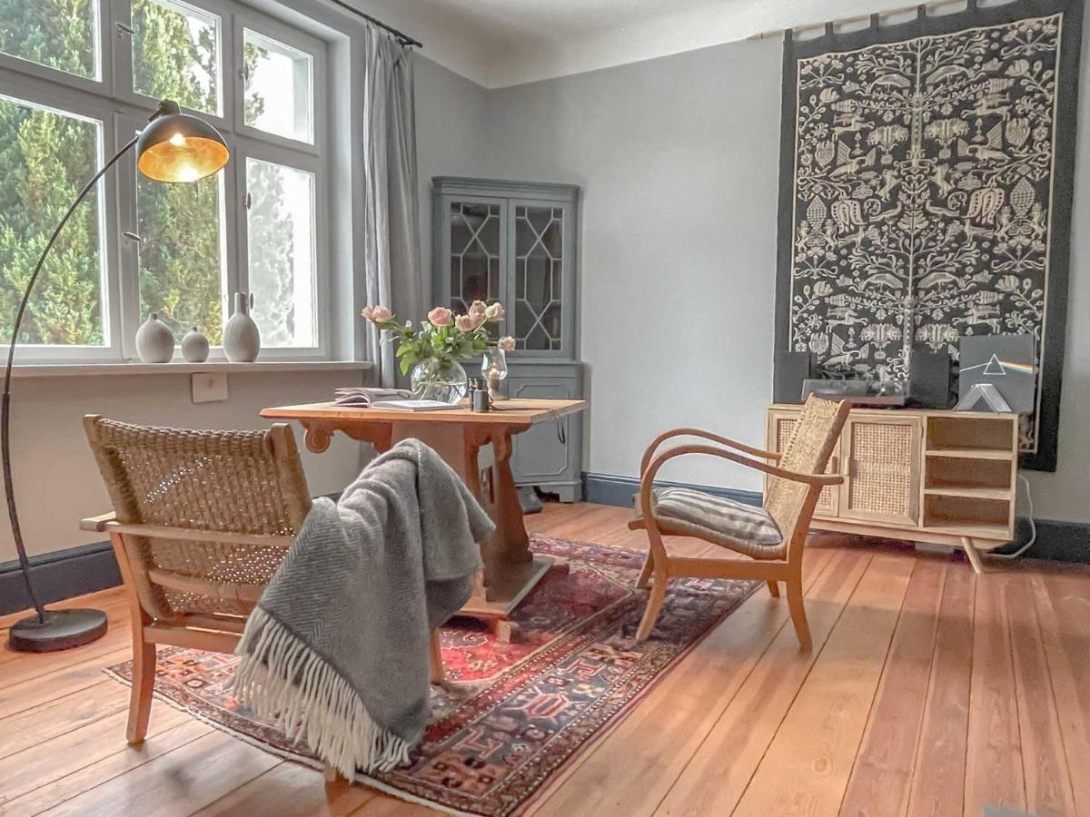 Traumhaff Denkmalgeschuetzter Amalienhof Sauna, Offener Kamin, Hund Ahlbeck  المظهر الخارجي الصورة